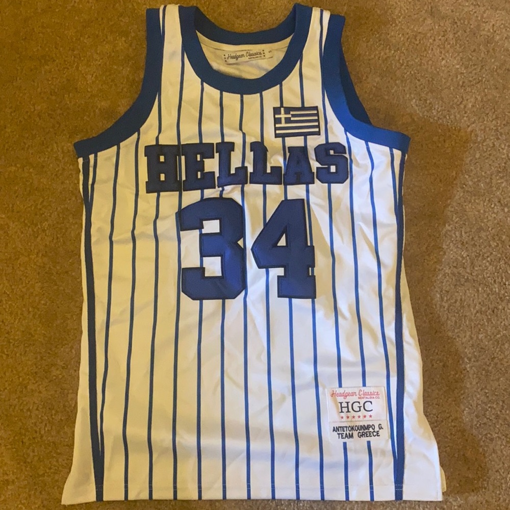 Giannis Antetokounmpo Greek Jersey